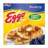 Kellogg's Eggo blueberry waffles, 24 count Full-Size Picture